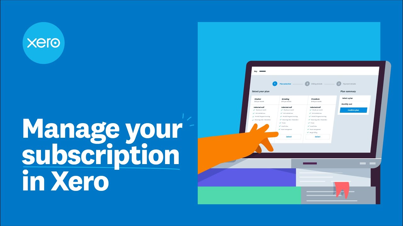 Manage your subscription in Xero