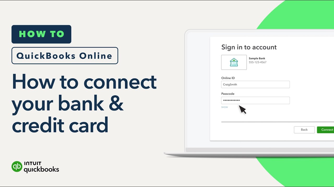 How to connect your bank & credit card accounts to QuickBooks Online