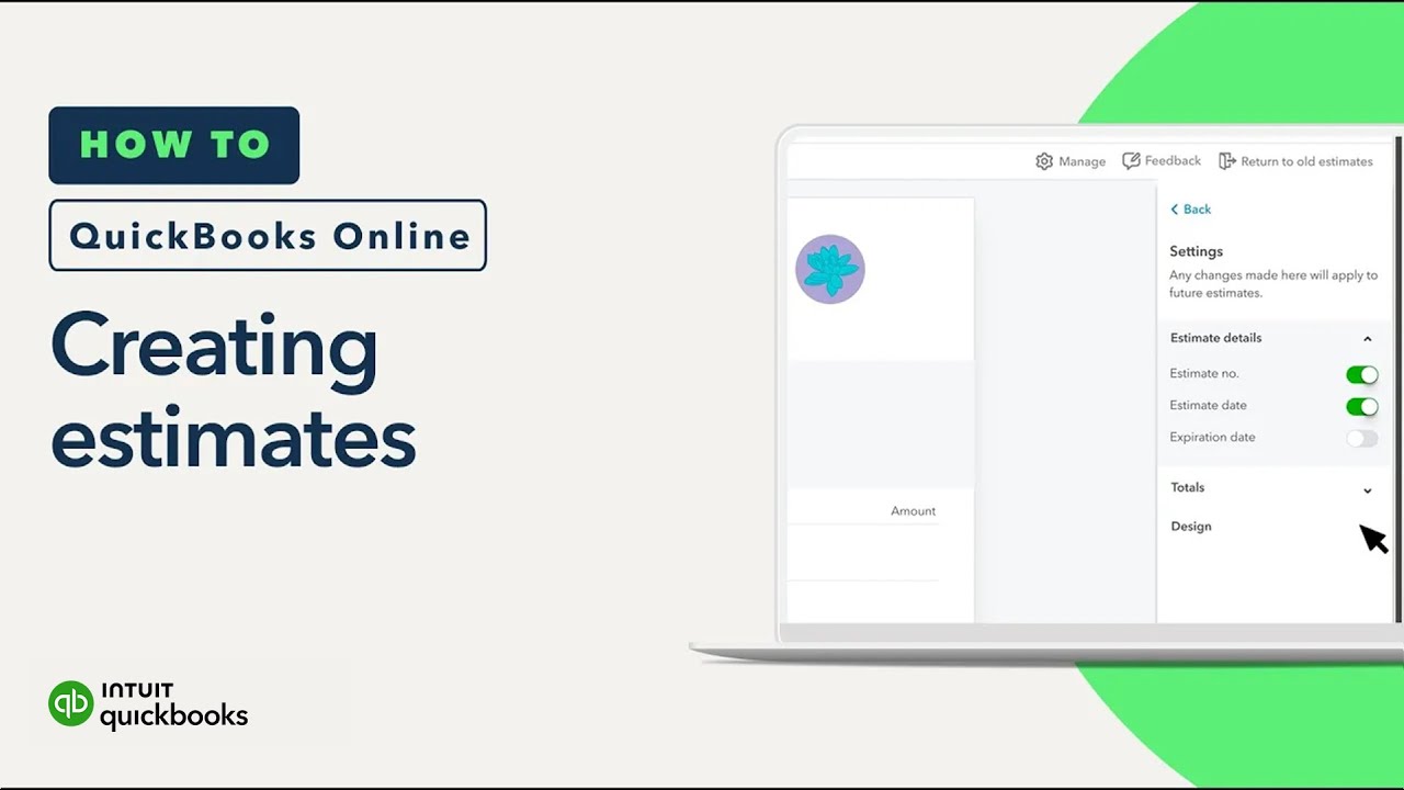 How to create estimates in QuickBooks Online