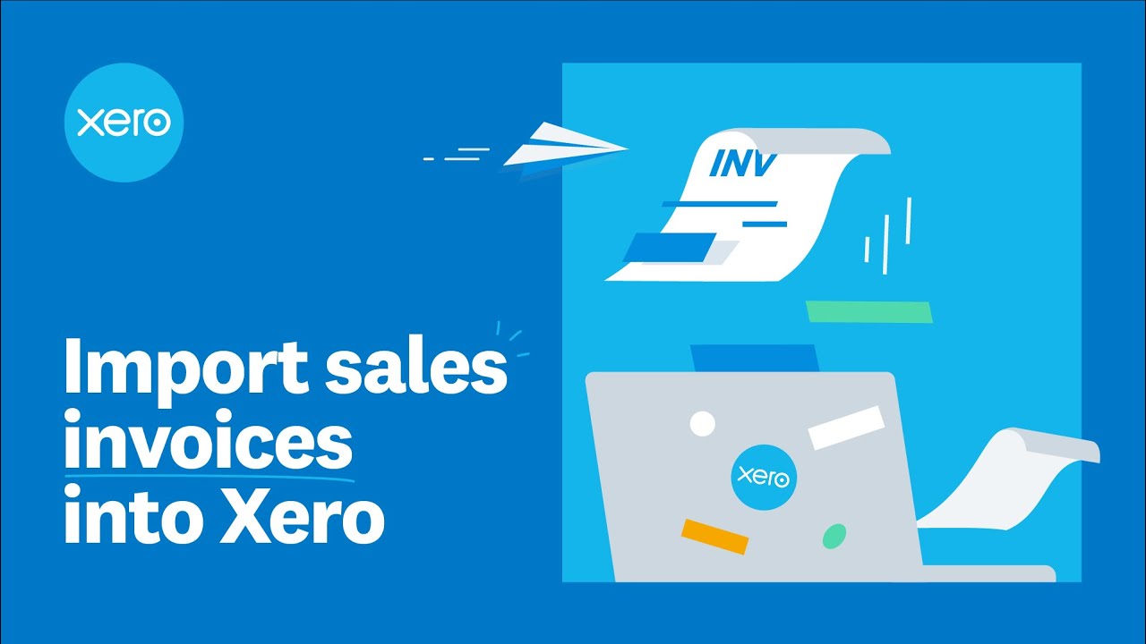 Import sales invoices into Xero